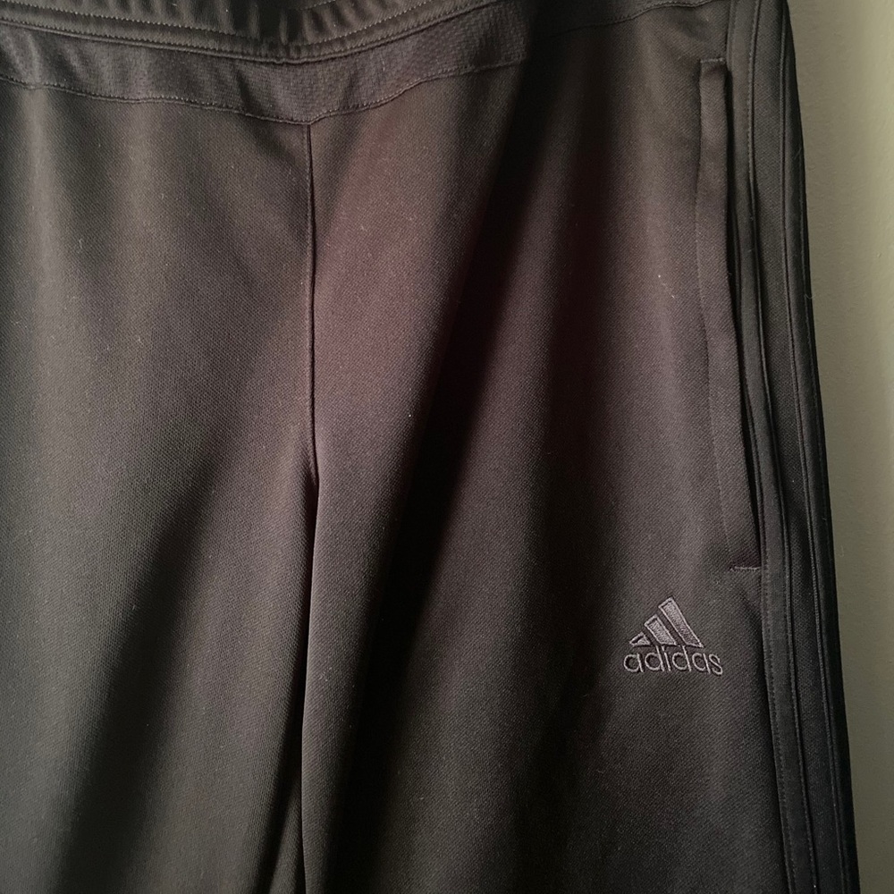 ADIDAS black athletic joggers